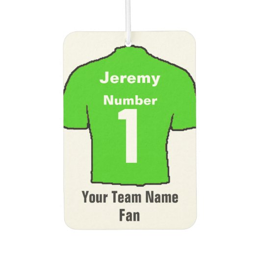 Green Shirten Fan Luchtverfrisser (Voorkant)