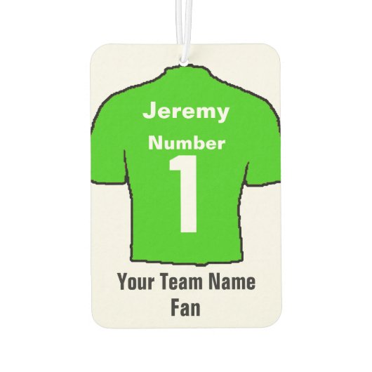 Green Shirten Fan Luchtverfrisser (Achterkant)