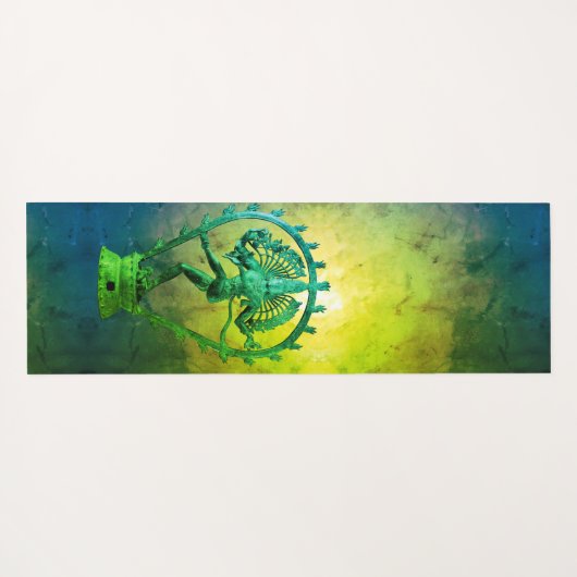Green Shiva Dream Yogamat (Achterkant (horizontaal))