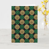 green shotgun shells card kaart (Gele Bloem)