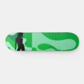 Green Silhouette Skateboard (Horizontaal)