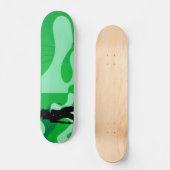Green Silhouette Skateboard (Voorkant)