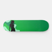 Green Silhouette Skateboard (Horizontaal)