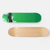 Green Silhouette Skateboard (Horizontaal)