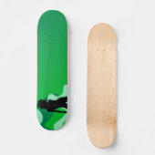 Green Silhouette Skateboard (Voorkant)