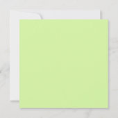 Green Silver First Heilige Commune Foto Uitnodigin Kaart (Achterkant)