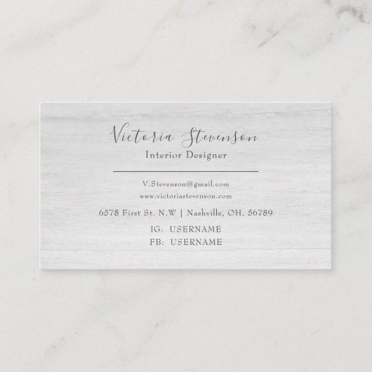 Green Silver Glitter Marble Geode Agate Visitekaartje (Achterkant)