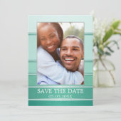 Green Silver Striped Foto bewaart de Kaart van de (Staand voorkant)