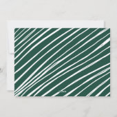 Green Simply Joyful Foto Feestdagenkaart (Achterkant)