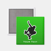 Green Skateboarding Magneet (Voorkant / Achterkant)