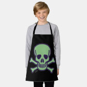 Green Skull boys chef-schort Schort (Gedragen)