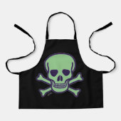 Green Skull boys chef-schort Schort (Voorkant)