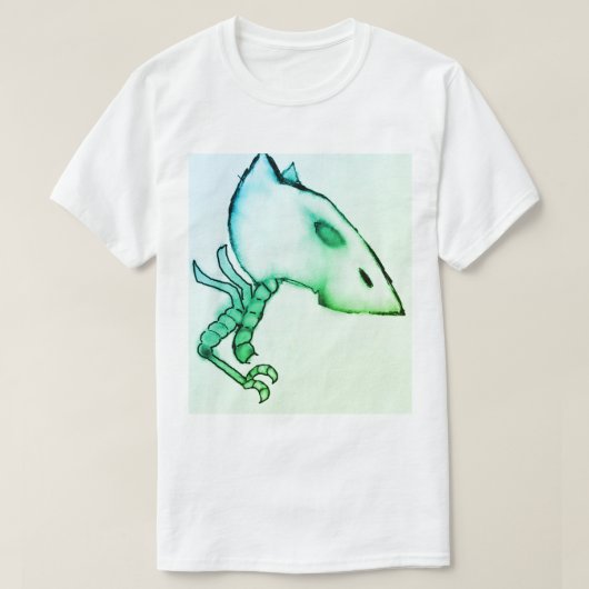 Green Skull-T-shirt T-shirt (Design voorkant)