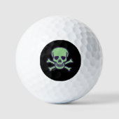 Green Skull zwarte waarde golfballen 3 pk (Voorkant)