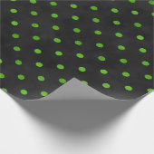 Green Skulls and Sunflower Series Design 13 Weefse Cadeaupapier (Hoek)