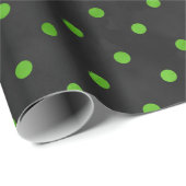 Green Skulls and Sunflower Series Design 13 Weefse Cadeaupapier (Rol Hoek)