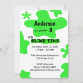 Green Slime Birthday Kaart (Voorkant)