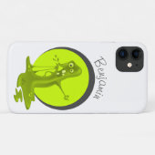 Green Slime Monster Funny Kinder naam Case-Mate iPhone Case (Achterkant (horizontaal))