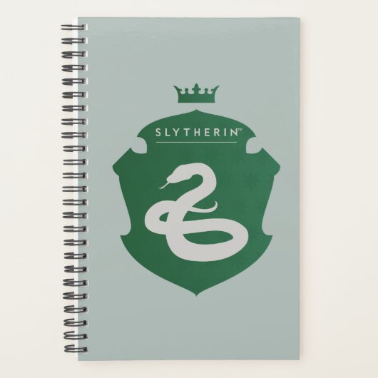 Green SLYTHERIN™ Crowned Crest Planner (Voorkant)