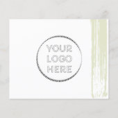 Green Small Business Tumbler Cup Care Instructions Flyer (Achterkant)