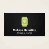 Green Smart Watch | Hartmeetmonitor | Netwerk Visitekaartje (Voorkant)