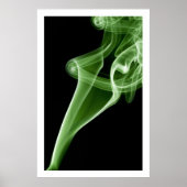 Green Smoke Art Poster (Voorkant)