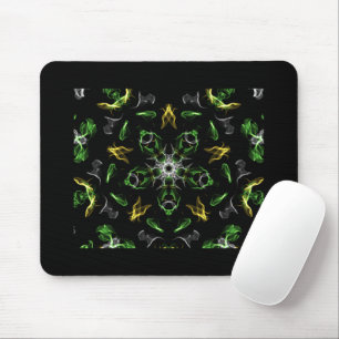 Green Smoke Mandala Design Muismat