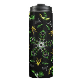 Green Smoke Mandala Design Thermosbeker