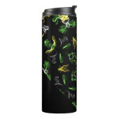 Green Smoke Mandala Design Thermosbeker (Gedraaid links)