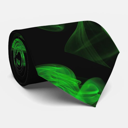 Green Smoke Stropdas (Opgerold)