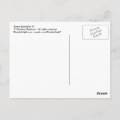 Green Smoothie #1 Briefkaart (Achterkant)