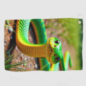 Green Snake Golfhanddoek (Horizontaal)