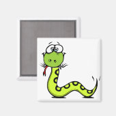Green Snake Magneet (Voorkant / Achterkant)