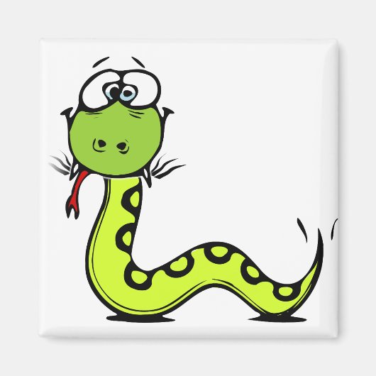 Green Snake Magneet (Voorkant)