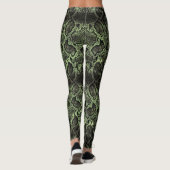 Green Snake print Leggings (Achterkant)