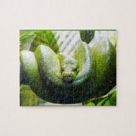 Green Snake Puzzle Legpuzzel