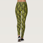 Green Snake Scales Leggings (Achterkant)