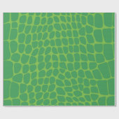 Green Snake Skin Cadeaupapier (Vlak)