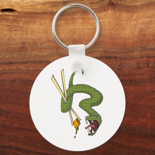 Green Snake Sleutelhanger (Voorkant)