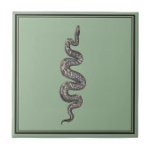 Green Snake Tegeltje (Voorkant)