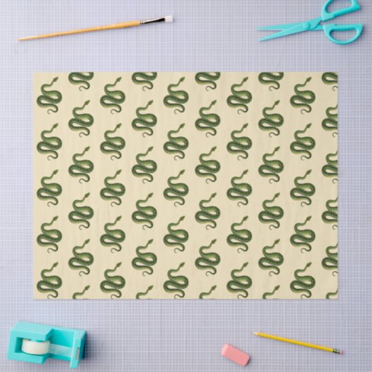 Green Snake Tissuepapier (Craft)