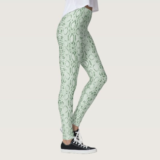 Green Snakeskin Leggings (Rechts)