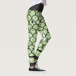 Green Snakeskin Leggings
