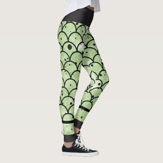 Green Snakeskin Leggings (Rechts)