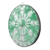 Green Snowflake Dartbord (Voorkant Rechts)