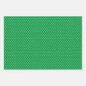 Green Snowflake Inpakpapier Vel (Voorkant 3)