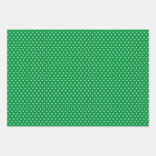 Green Snowflake Inpakpapier Vel (Voorkant 3)