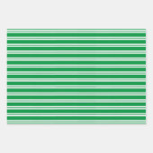 Green Snowflake Inpakpapier Vel (Voorkant 2)