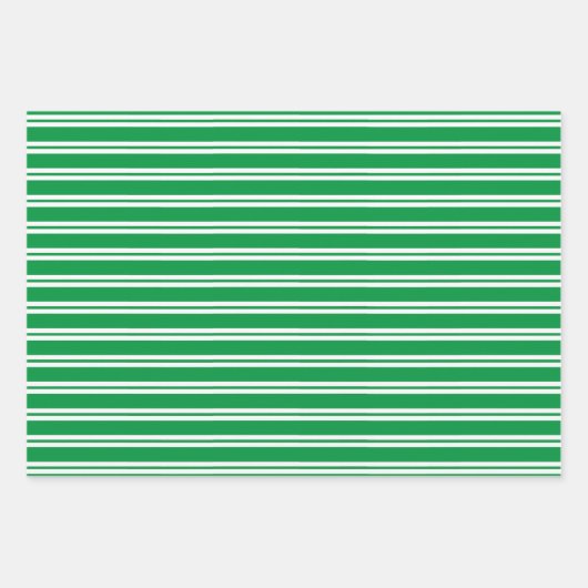 Green Snowflake Inpakpapier Vel (Voorkant 2)