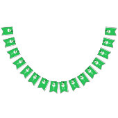 Green Snowman Prettige feestdagen Vlaggetjes (Alle)